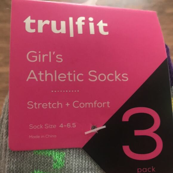 NWT girl’s socks size 4-6.5 - Picture 7 of 7